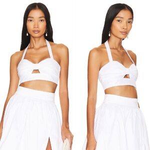 Lovers And Friends from REVOLVE Lucille Bra Top in White